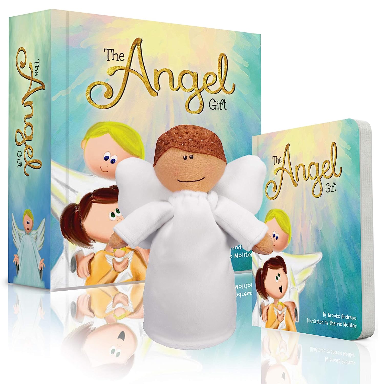 230816024403573_1 The Angel Gift Book Set: A Book Reminding Children That Angels are Watching Over Them, Baptism Gifts for Boys, Comfort Gifts, Comfort Book (Comfort Version for Boys) - Image 1